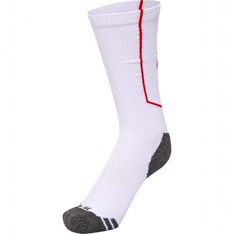 Chaussette Hummel Pro Trainings High Homme Blanche | 610778-910