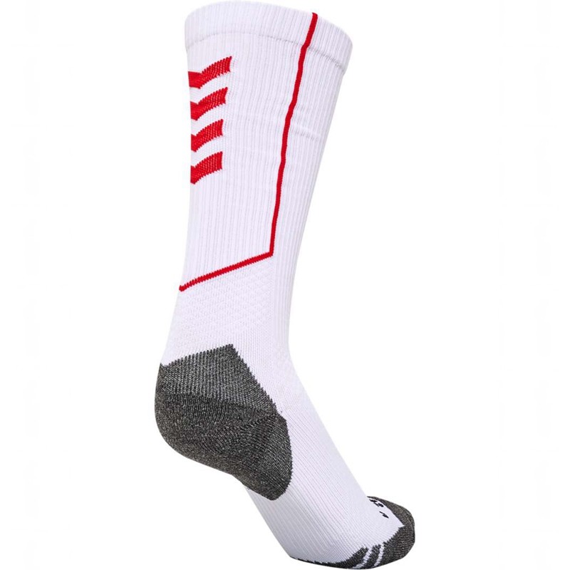 Chaussette Hummel Pro Trainings High Homme Blanche | 610778-910