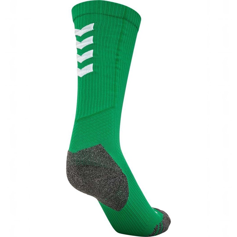 Chaussette Hummel Pro Trainings High Homme Vert | 191605-857