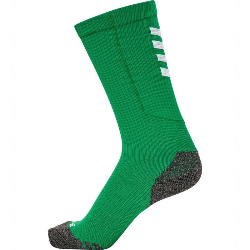 Chaussette Hummel Pro Trainings High Homme Vert | 191605-857