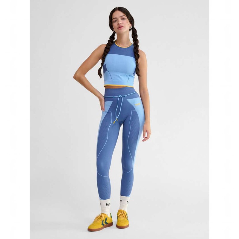 Chaussette Hummel Seamless Femme Bleu | 067993-182