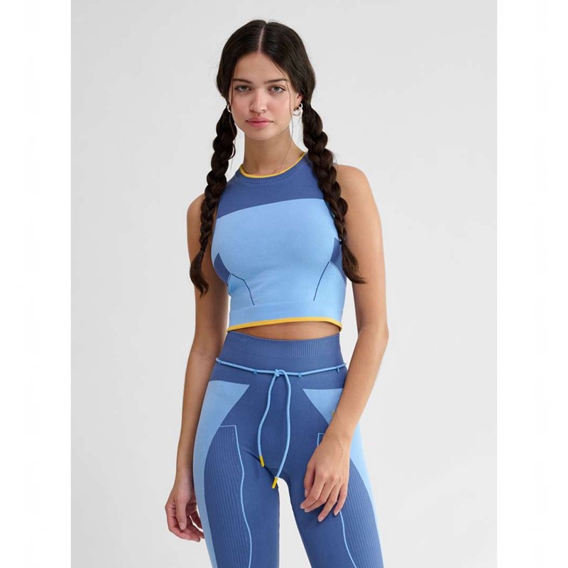 Chaussette Hummel Seamless Femme Bleu | 067993-182