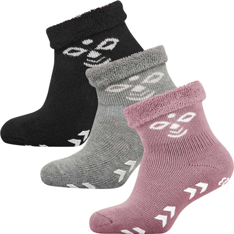 Chaussette Hummel Snubbie 3 Pk Enfant Grise | 399718-187