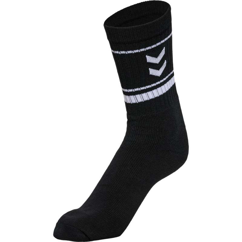 Chaussette Hummel Stripe Crew 3-pack Femme Noir | 831839-657