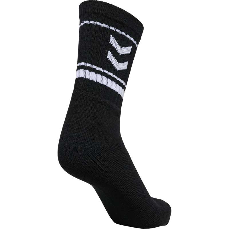 Chaussette Hummel Stripe Crew 3-pack Femme Noir | 831839-657