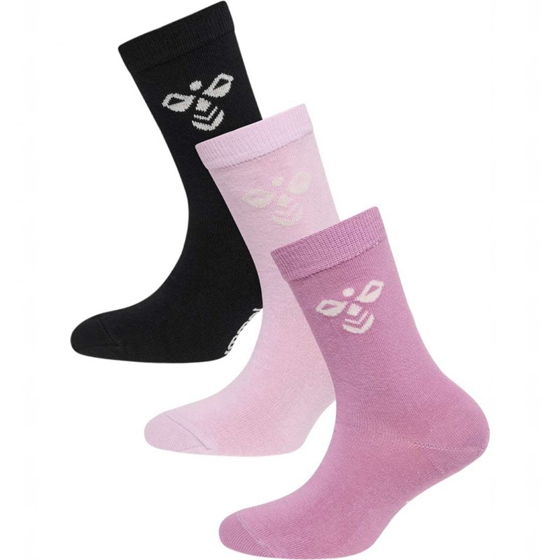 Chaussette Hummel Sutton 3-pack Enfant Rose | 345378-459