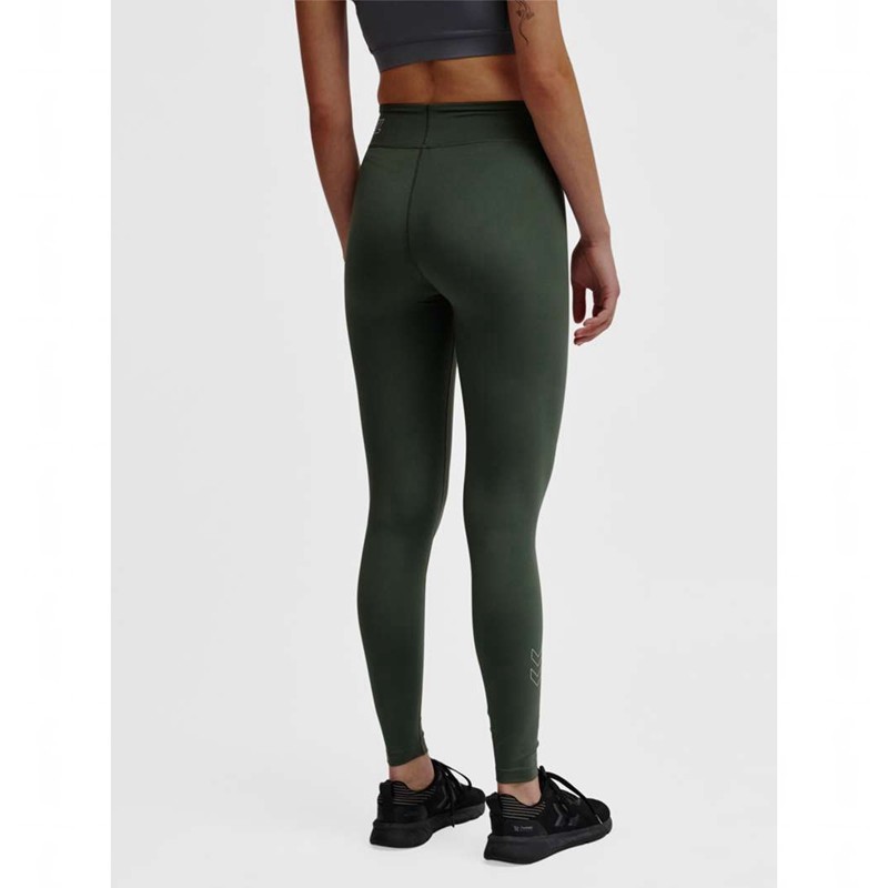 Chaussette Hummel Te Fundamental Mid Waist Femme Vert | 769908-990