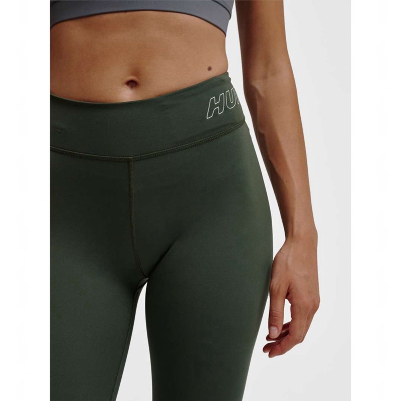 Chaussette Hummel Te Fundamental Mid Waist Femme Vert | 769908-990
