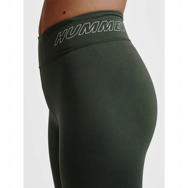 Chaussette Hummel Te Fundamental Mid Waist Femme Vert | 769908-990