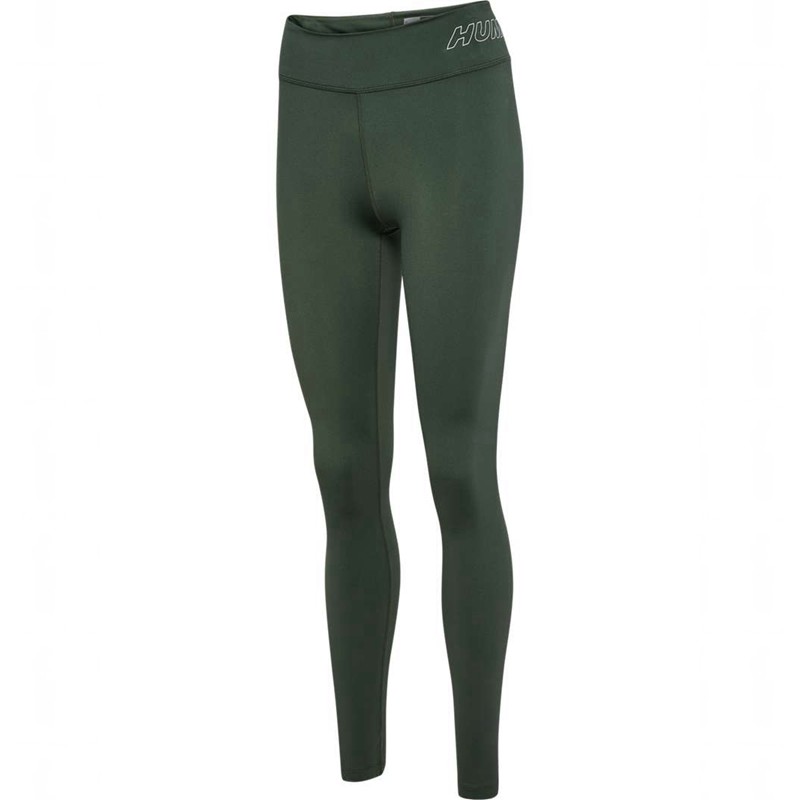 Chaussette Hummel Te Fundamental Mid Waist Femme Vert | 769908-990