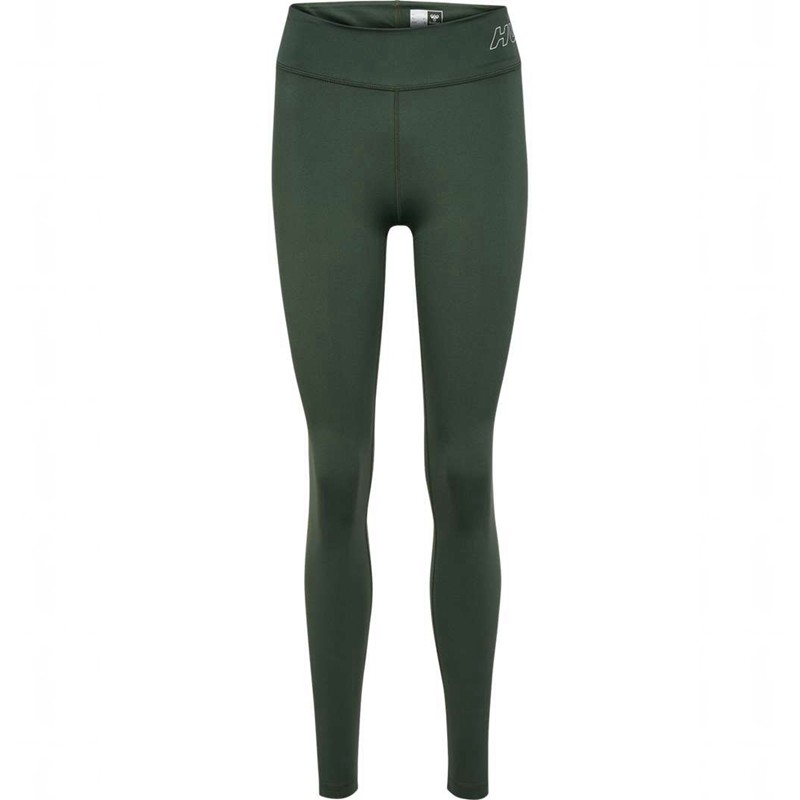 Chaussette Hummel Te Fundamental Mid Waist Femme Vert | 769908-990