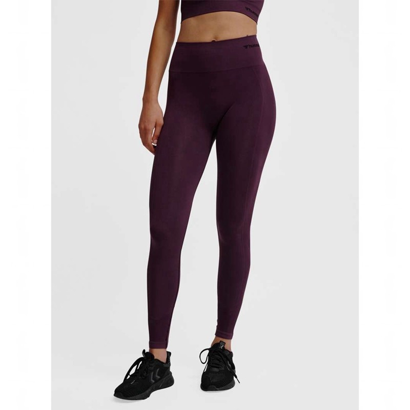 Chaussette Hummel Tif Seamless High Waist Femme Violette | 709774-353