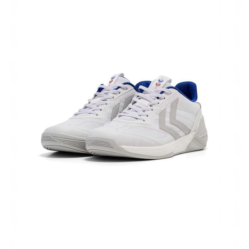 Chaussure Handball Hummel Algiz Iv Homme Blanche | 201422-390