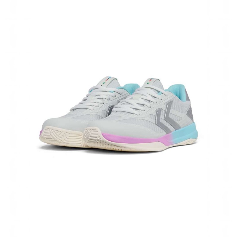 Chaussure Handball Hummel Dagaz Ltd Femme Blanche | 522684-653