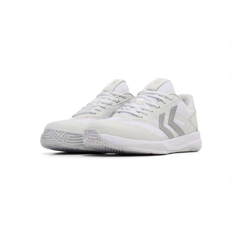 Chaussure Handball Hummel Dagaz V Homme Blanche | 487299-514