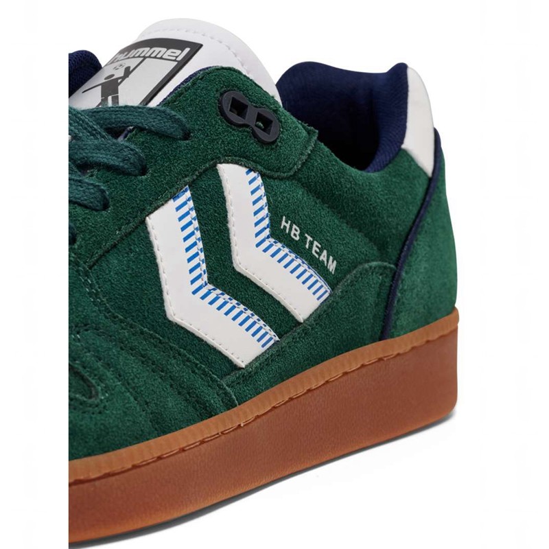 Chaussure Handball Hummel Hb Team Femme Vert | 593092-302