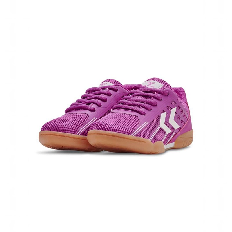 Chaussure Handball Hummel Root Elite Jr Lc Enfant Rose | 486961-632