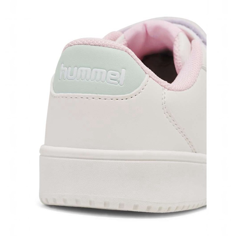 Chaussure de Foot Hummel Derby Court Jr Enfant Blanche | 519447-908
