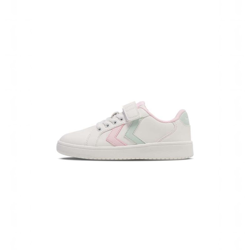 Chaussure de Foot Hummel Derby Court Jr Enfant Blanche | 519447-908