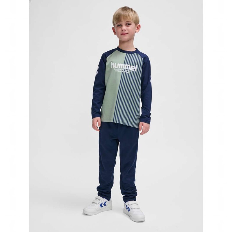 Chaussures De Gym Hummel Mexi L/S Enfant Vert | 152977-119