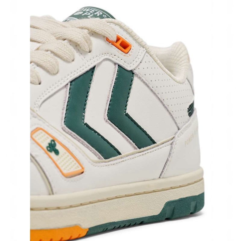 Chaussures De Gym Hummel Power Play Lx-e Femme Blanche | 463769-241