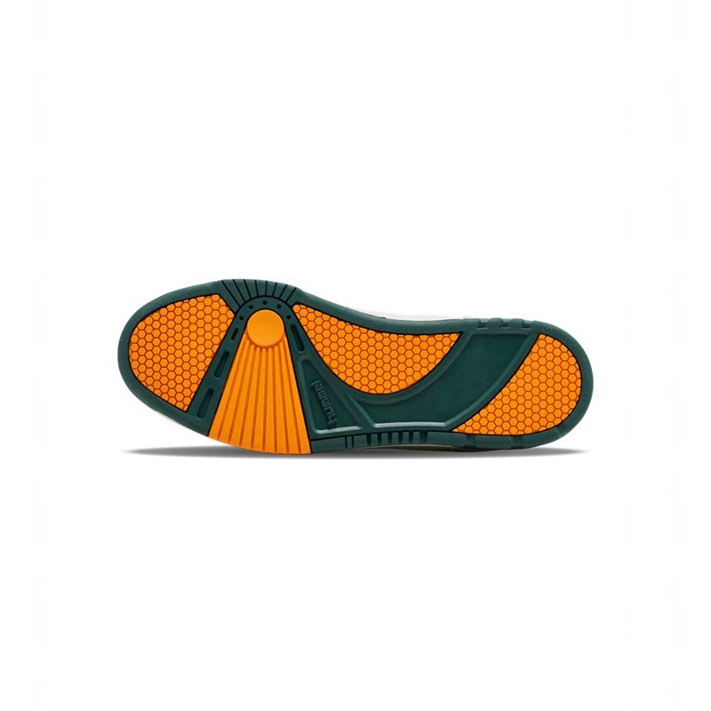 Chaussures De Gym Hummel Power Play Lx-e Femme Blanche | 463769-241