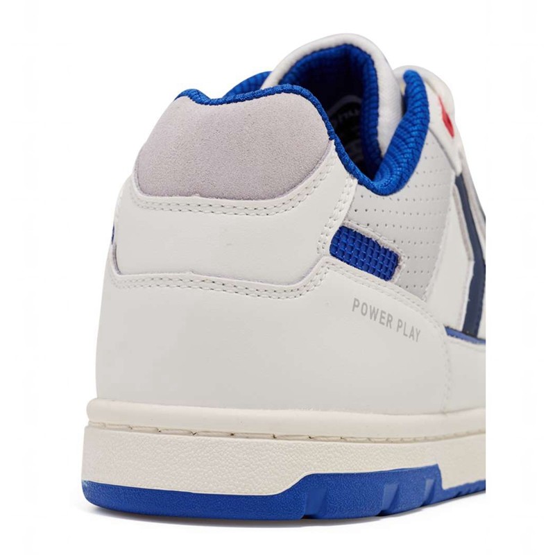 Chaussures De Gym Hummel Power Play Lx-e Homme Blanche | 165120-598