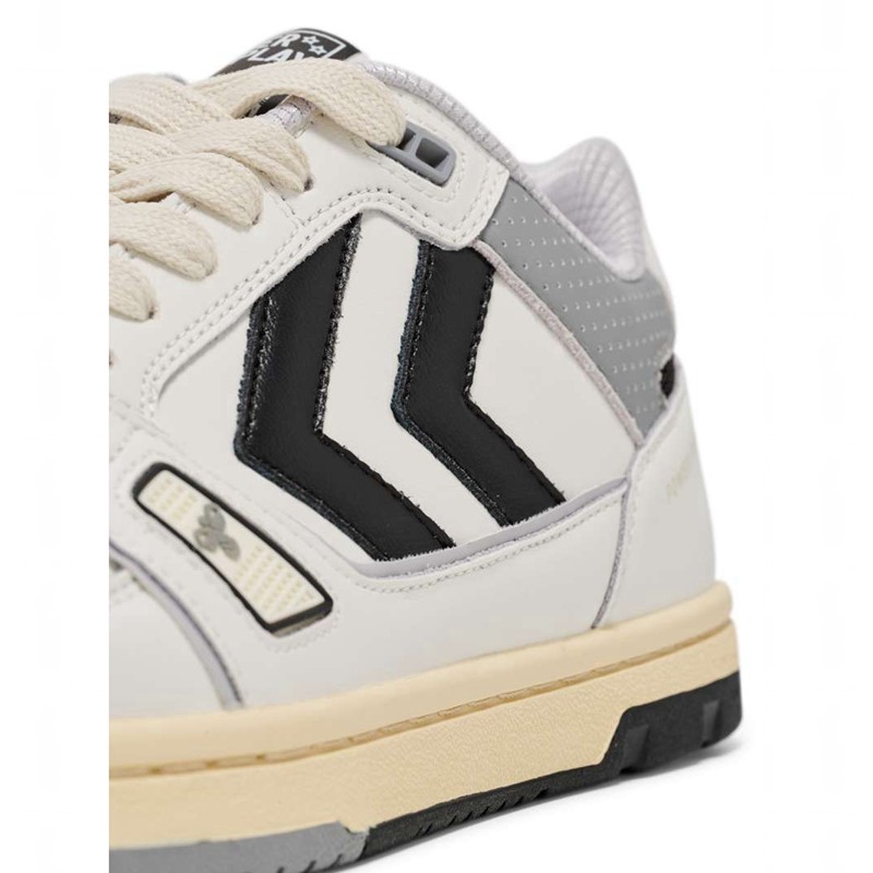 Chaussures De Gym Hummel Power Play Lx-e Homme Blanche | 972701-225
