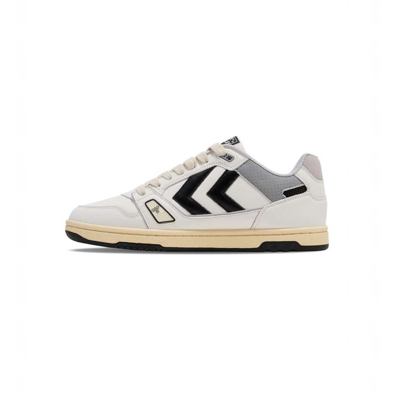 Chaussures De Gym Hummel Power Play Lx-e Homme Blanche | 972701-225