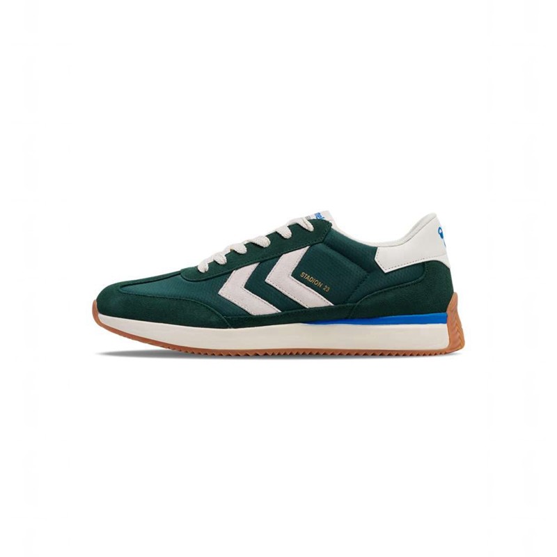 Chaussures De Gym Hummel Stadion 23 Homme Vert | 595159-079
