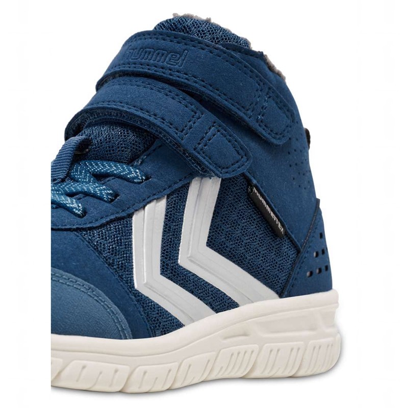 Chaussures D'hiver Hummel Crosslite Winter Mid Tex Jr Enfant Bleu | 115425-765
