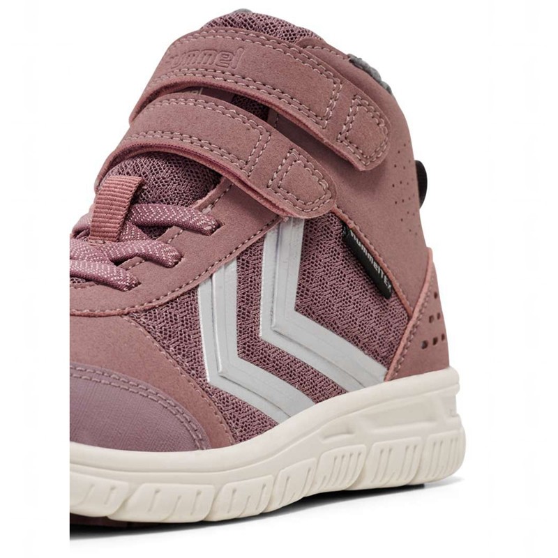 Chaussures D'hiver Hummel Crosslite Winter Mid Tex Jr Enfant Rose | 111975-980