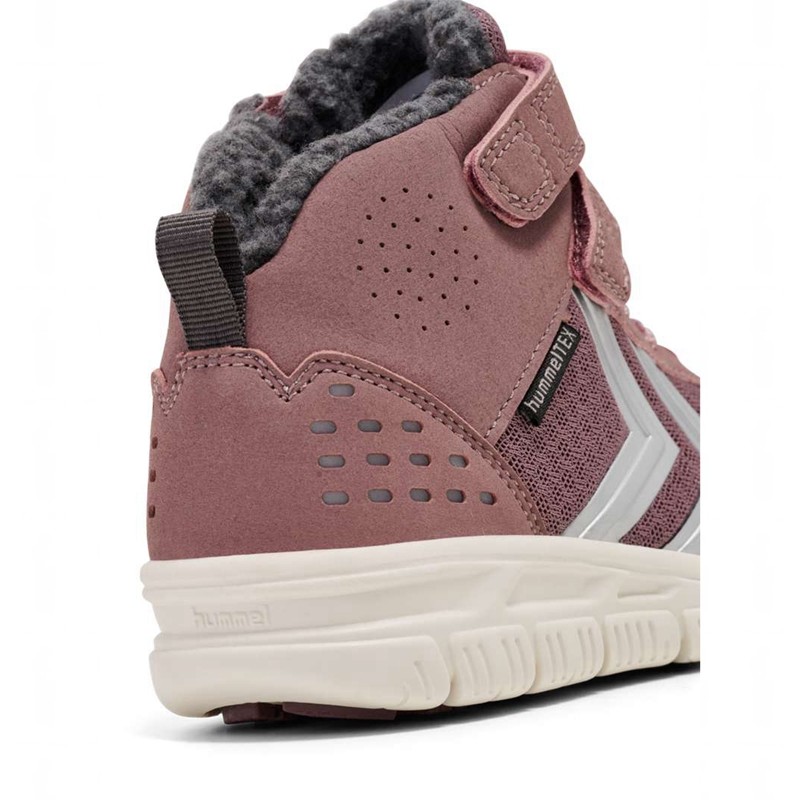 Chaussures D'hiver Hummel Crosslite Winter Mid Tex Jr Enfant Rose | 111975-980