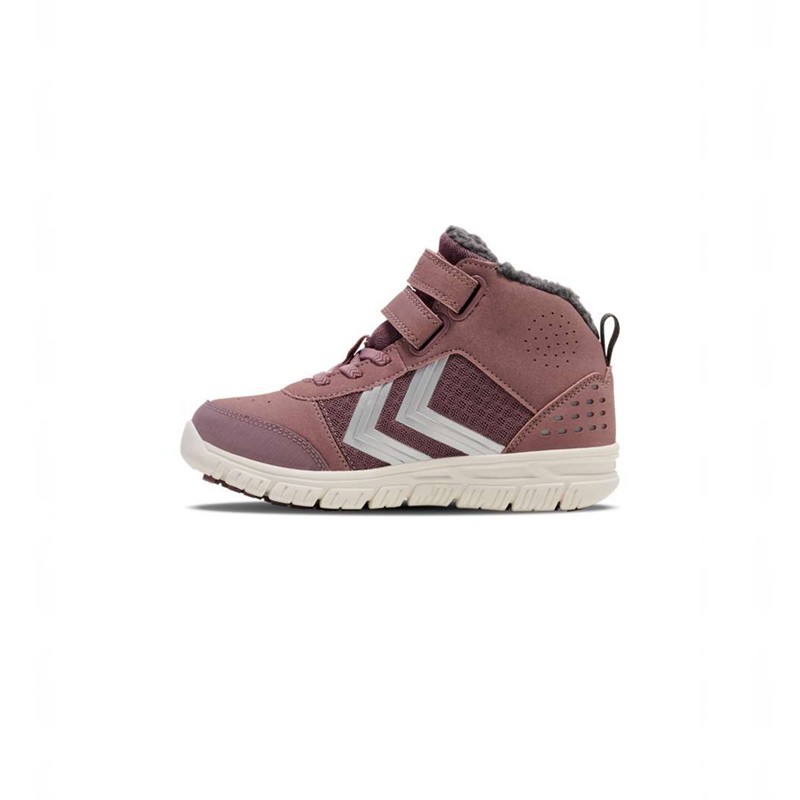 Chaussures D'hiver Hummel Crosslite Winter Mid Tex Jr Enfant Rose | 111975-980