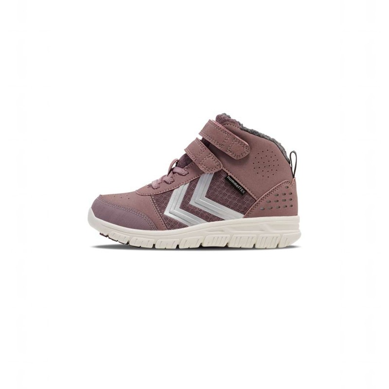 Chaussures D\'hiver Hummel Crosslite Winter Mid Tex Jr Enfant Rose | 111975-980
