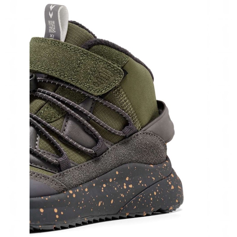 Chaussures D'hiver Hummel Reach Conquer Mid Tex Jr Enfant Vert Olive | 572107-701