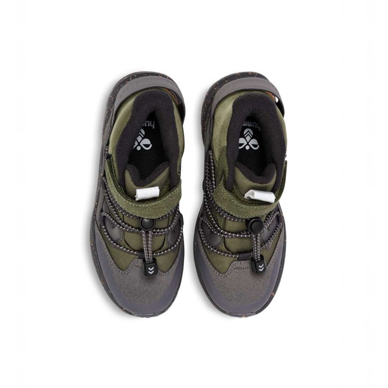 Chaussures D'hiver Hummel Reach Conquer Mid Tex Jr Enfant Vert Olive | 572107-701