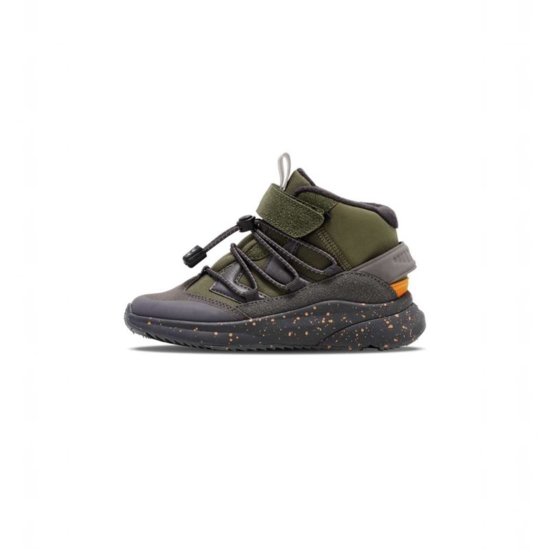 Chaussures D\'hiver Hummel Reach Conquer Mid Tex Jr Enfant Vert Olive | 572107-701