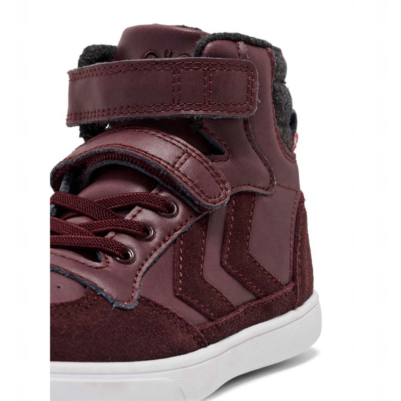 Chaussures D'hiver Hummel Stadil Winter High Jr Enfant Fushia | 450238-736