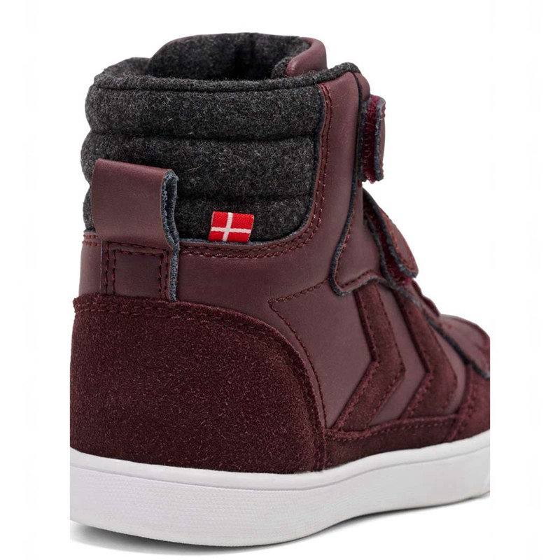 Chaussures D'hiver Hummel Stadil Winter High Jr Enfant Fushia | 450238-736