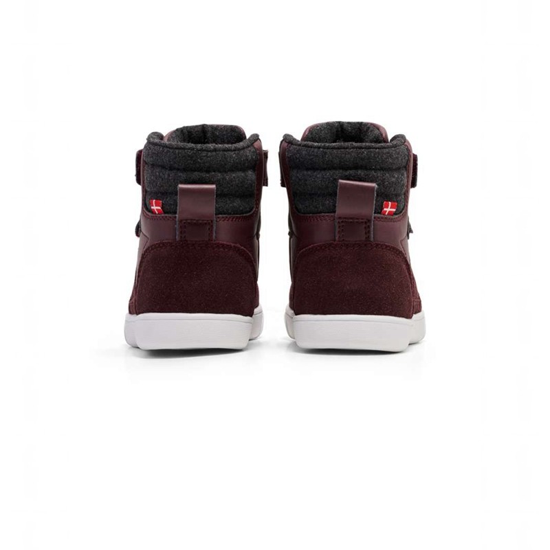 Chaussures D'hiver Hummel Stadil Winter High Jr Enfant Fushia | 450238-736
