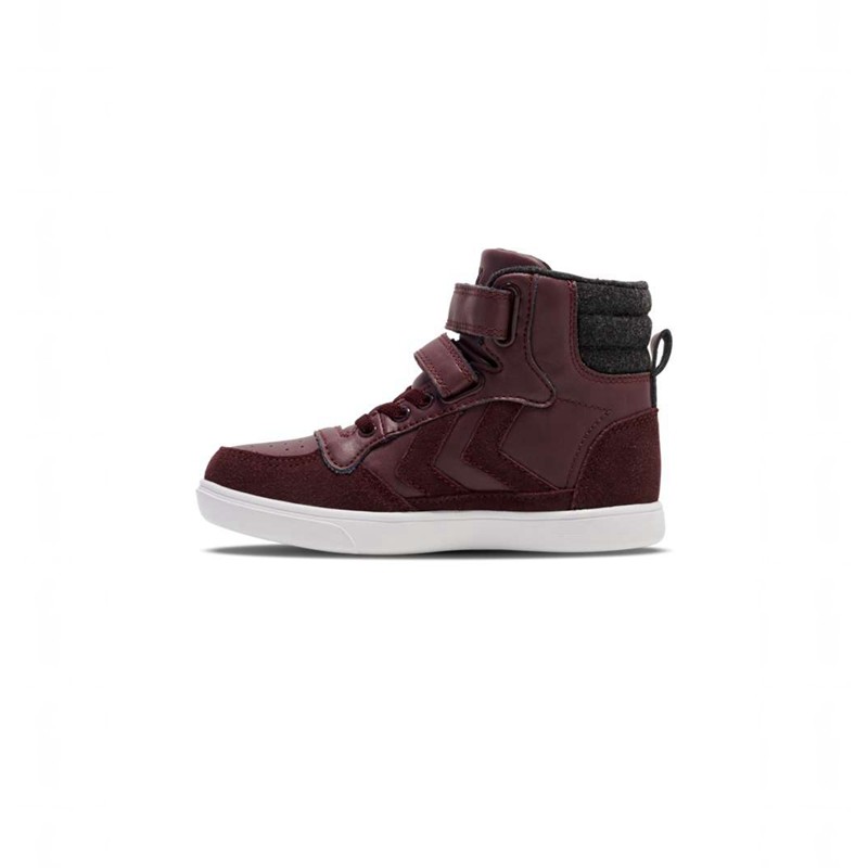 Chaussures D'hiver Hummel Stadil Winter High Jr Enfant Fushia | 450238-736