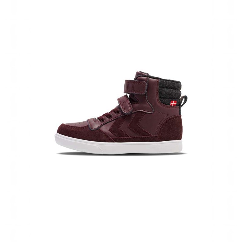 Chaussures D\'hiver Hummel Stadil Winter High Jr Enfant Fushia | 450238-736