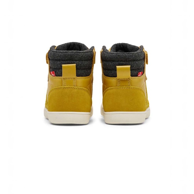 Chaussures D'hiver Hummel Stadil Winter High Jr Enfant Jaune | 609959-451
