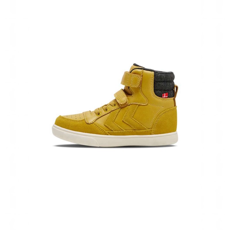 Chaussures D\'hiver Hummel Stadil Winter High Jr Enfant Jaune | 609959-451