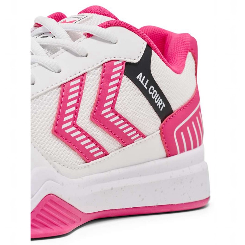 Chaussures D'intérieur Hummel All Court Femme Blanche | 176093-267