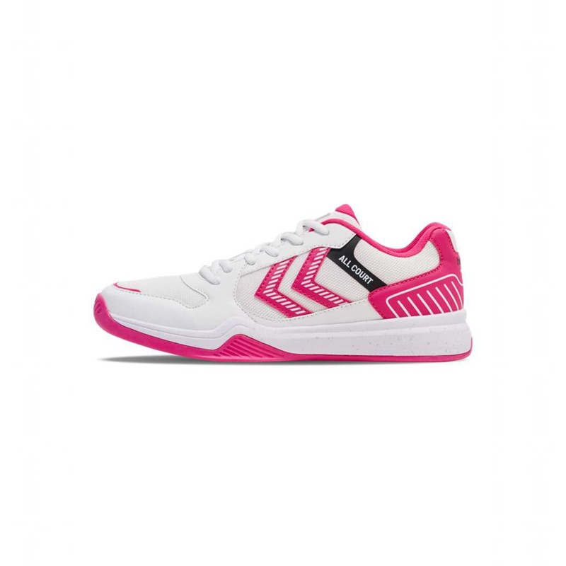Chaussures D\'intérieur Hummel All Court Femme Blanche | 176093-267