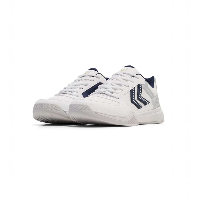 Chaussures D'intérieur Hummel All Court Femme Blanche | 316057-967