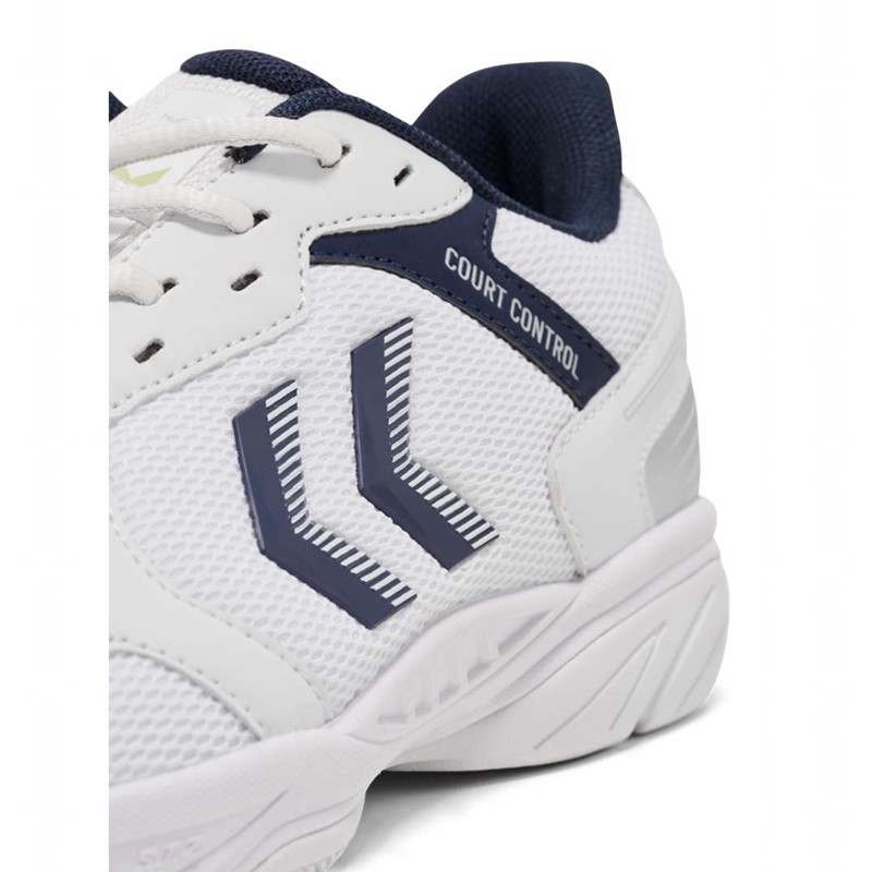 Chaussures D'intérieur Hummel Court Control Ii Homme Blanche | 111189-568