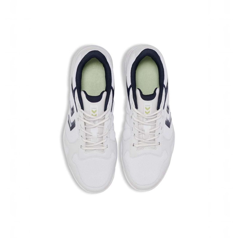 Chaussures D'intérieur Hummel Court Control Ii Homme Blanche | 111189-568